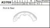 ASIMCO K3709 Brake Shoe Set